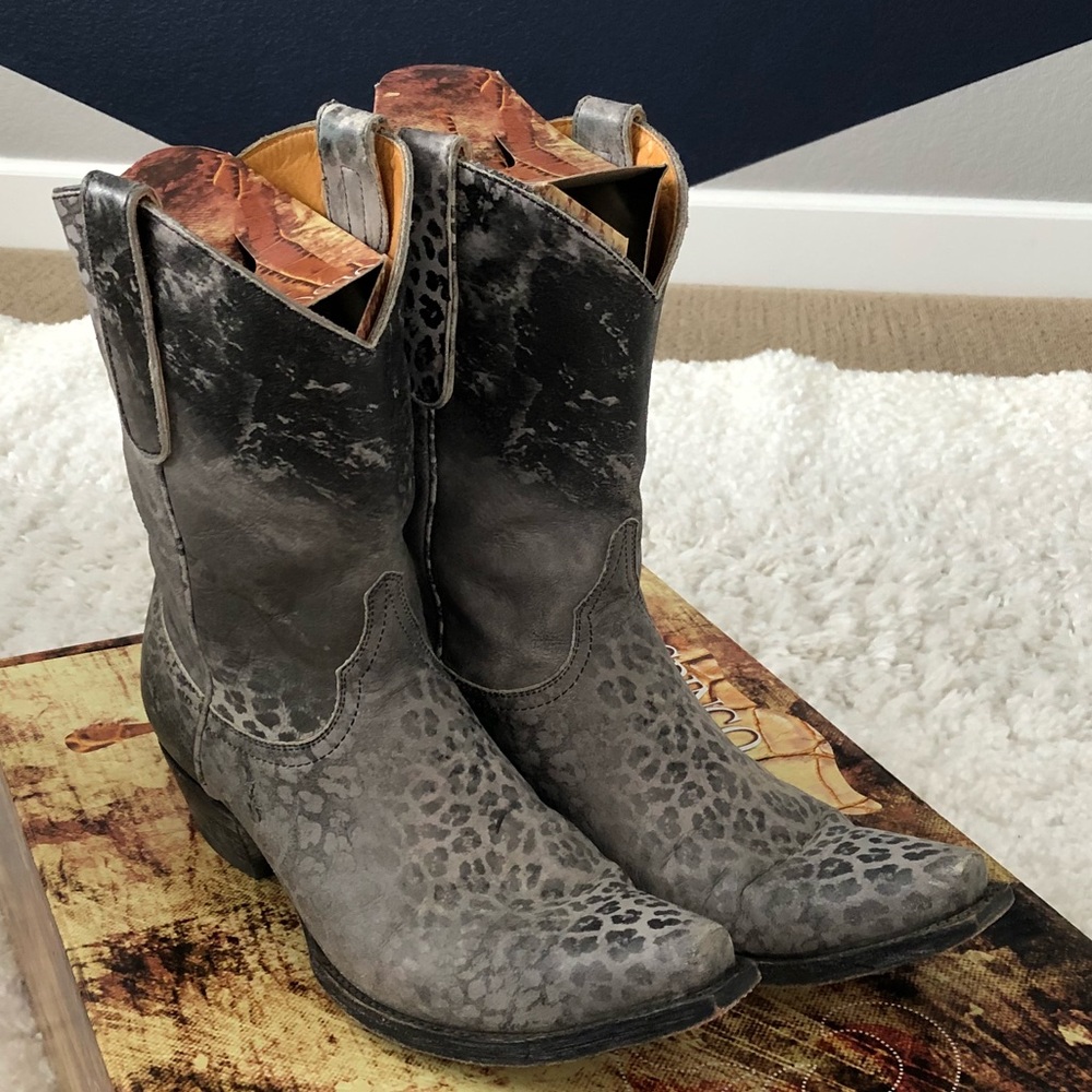 Old Gringo Leopardito Grey Size 9.5